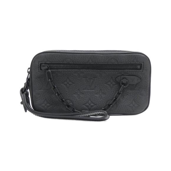 LOUIS VUITTON Black Monogram Clutch Bag - Picture 1 of 8